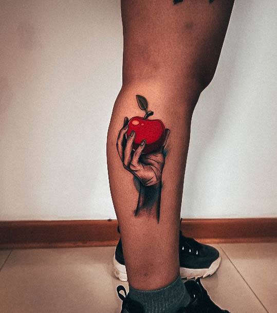 Cool Apple Tattoos For Women