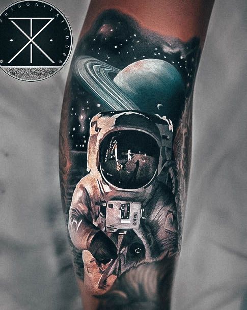 Cool Astronaut Tattoos For Women