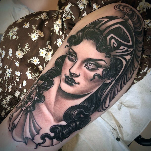 Cool Athena Tattoos For Women