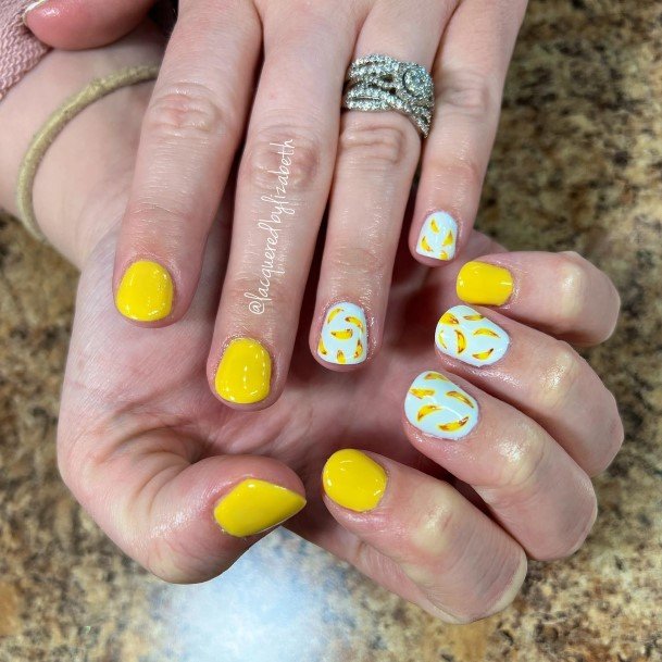 Cool Banana Nails For Women