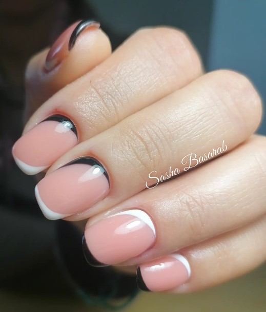 Cool Black And White Nails For Women