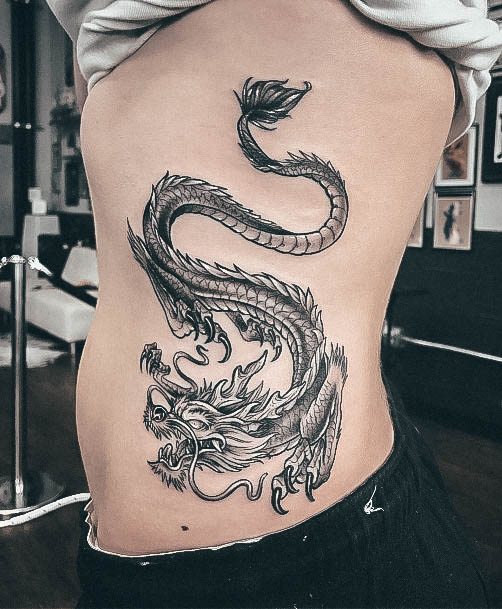 Cool Black And White Tattoos For Women