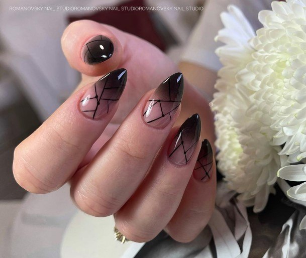 Cool Black Ombre Nails For Women