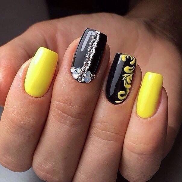 Cool Black Prom Nails For Women