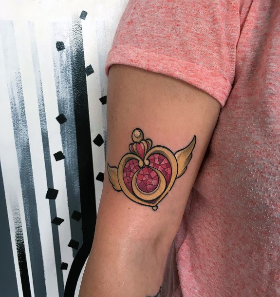 Cool Brooch Tattoos For Women