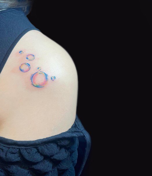 Cool Bubble Tattoos For Women