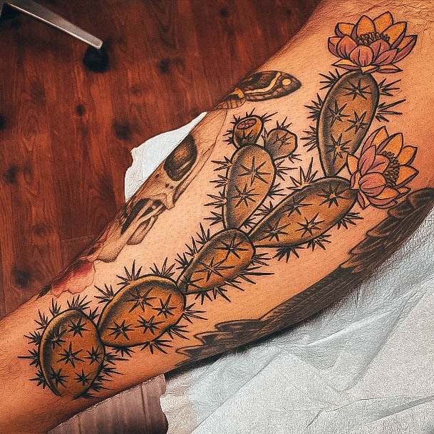 Cool Cactus Tattoos For Women