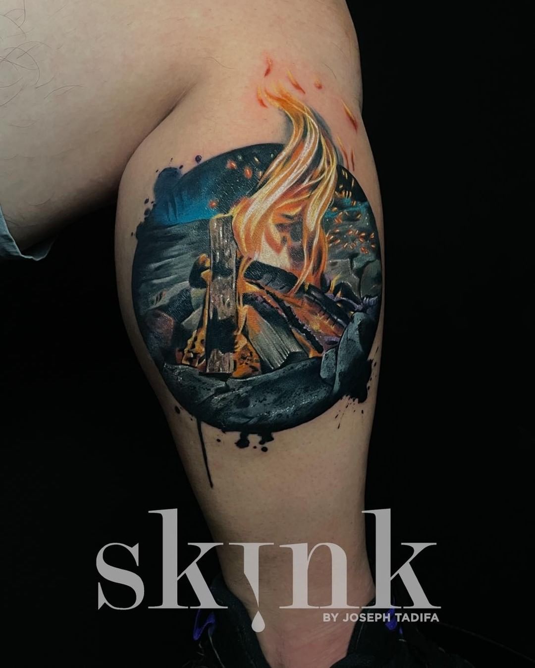 Cool Campfire Tattoos For Women