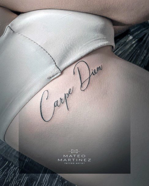 Cool Carpe Diem Tattoos For Women