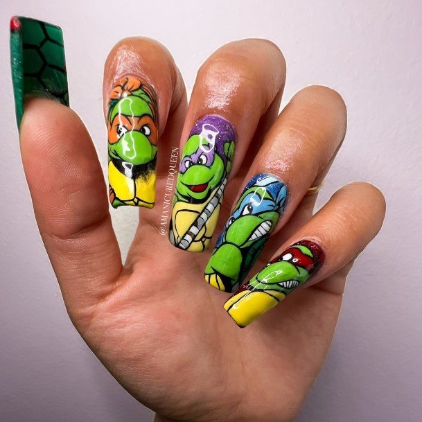 Cool Cartoon Nails For Women