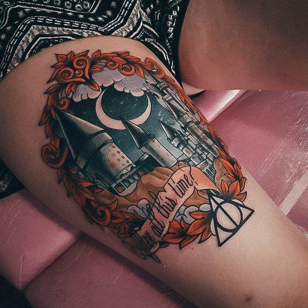 Cool Castle Tattoos For Women