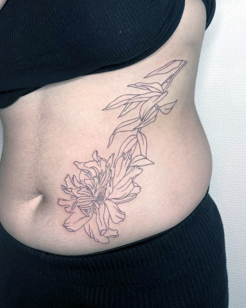 Cool Chrysanthemum Tattoos For Women