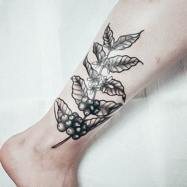 Cool Coffee Bean Tattoos For Women