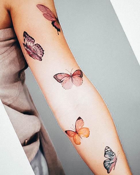 Cool Color Tattoos For Women