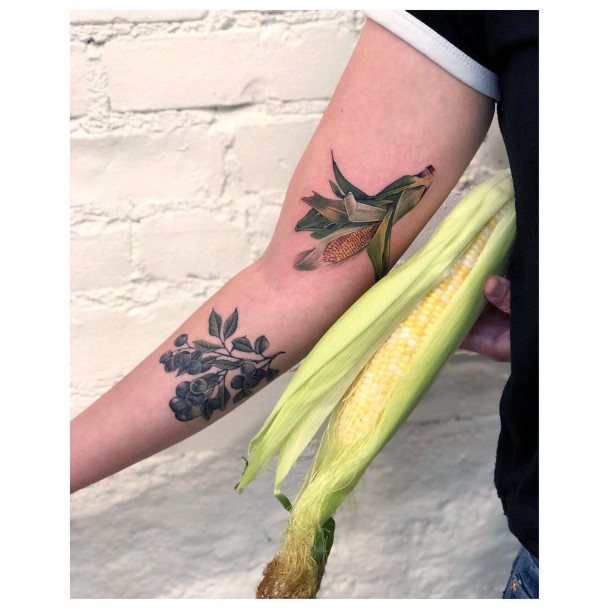 Cool Corn Tattoos For Women