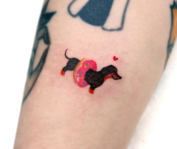 Cool Dachshund Tattoos For Women