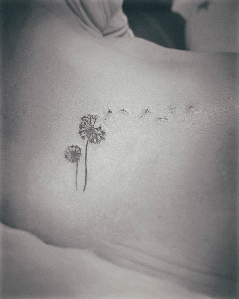 Cool Dandelion Tattoos For Women