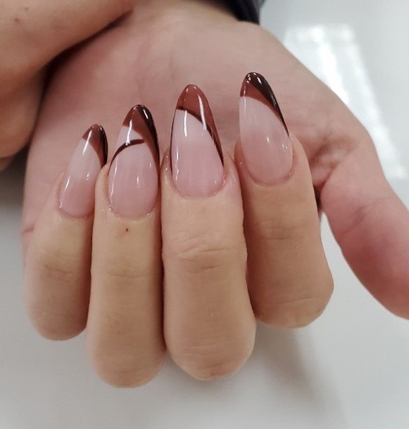 Cool Dark Brown Nails For Women