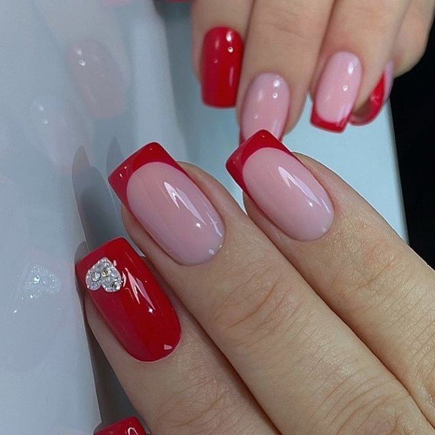 Cool Deep Red Nails For Women