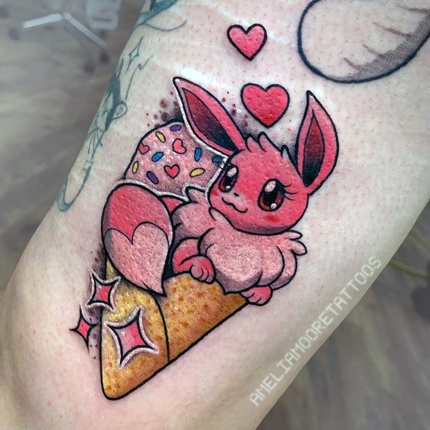 Cool Eevee Tattoos For Women