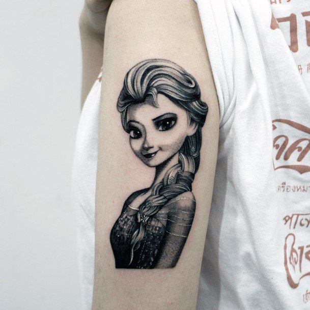 Cool Elsa Tattoos For Women