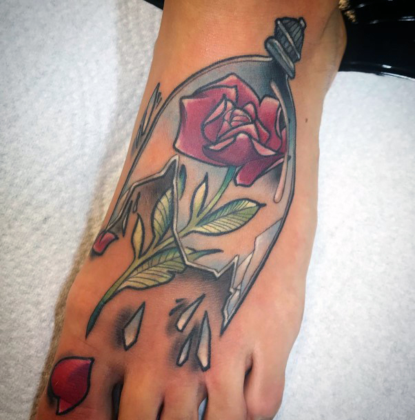 Cool Enchanted Rose Tattoos For Women