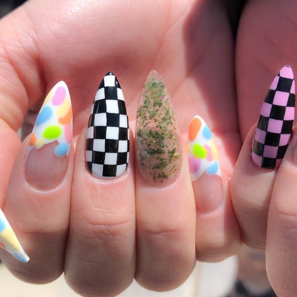 Cool Female 420 Nail Designs