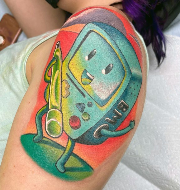 Cool Female Adventure Time Tattoo Designs