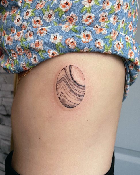 Cool Female Agate Tattoo Designs