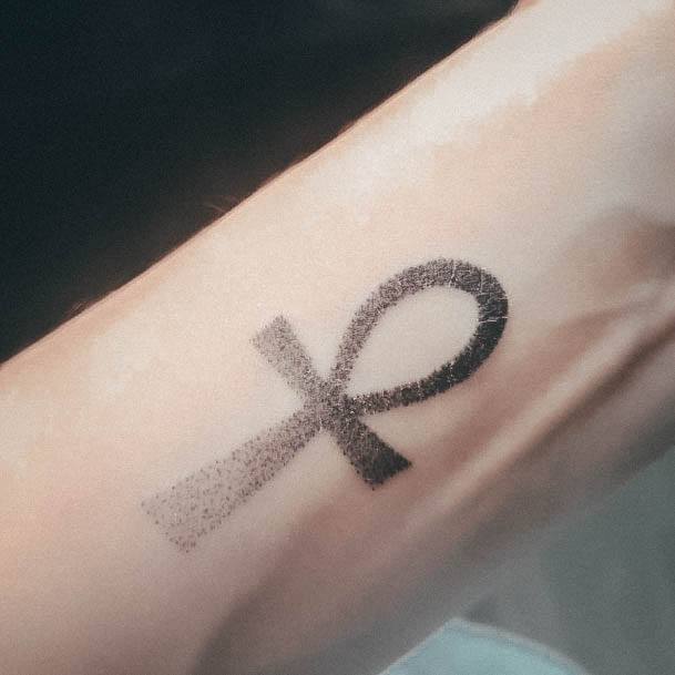 Cool Female Ankh Tattoo Designs