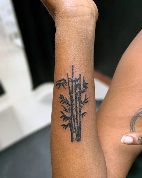 Cool Female Bamboo Tattoo Designs