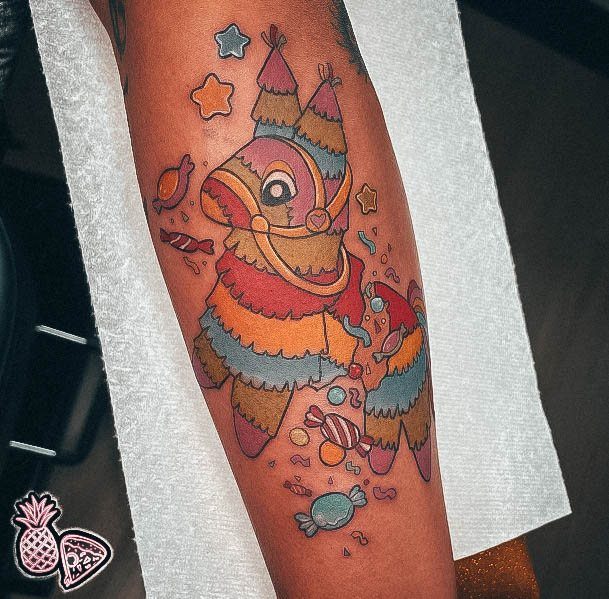 Cool Female Candy Tattoo Designs