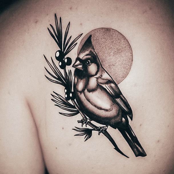 Cool Female Cardinal Tattoo Designs