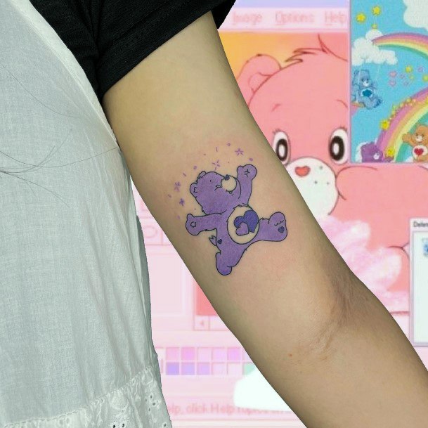 Cool Female Carebears Tattoo Designs