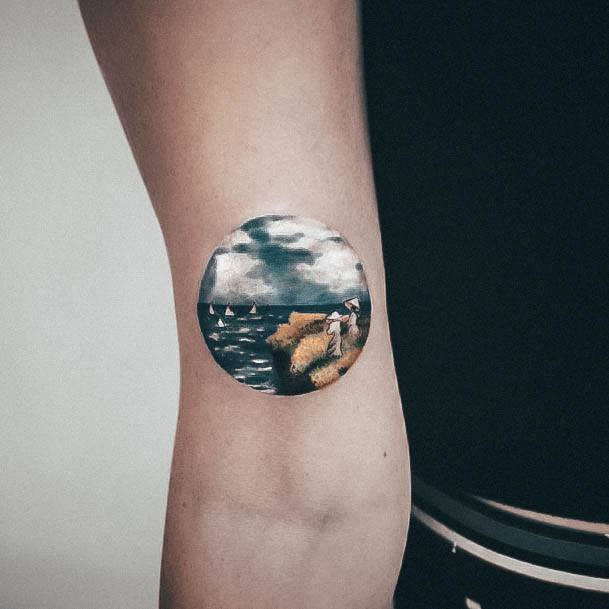 Cool Female Cloud Tattoo Designs