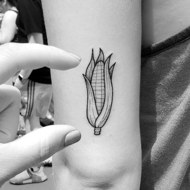 Cool Female Corn Tattoo Designs