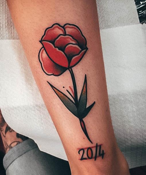 Cool Female Date Tattoo Designs