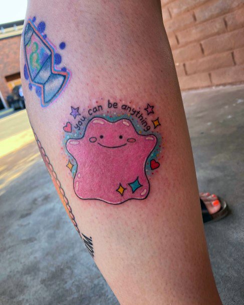 Cool Female Ditto Tattoo Designs