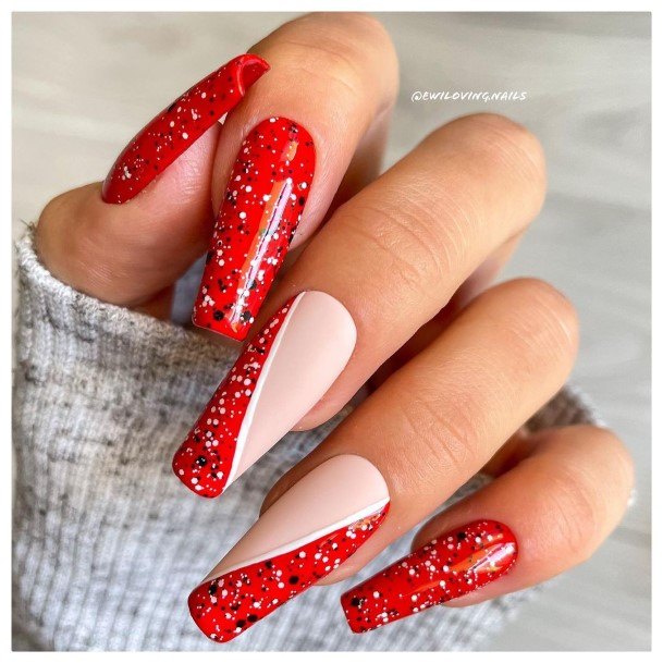 Cool Female February Nail Designs