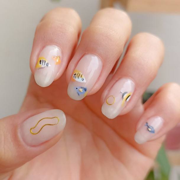 Cool Female Fish Nail Designs