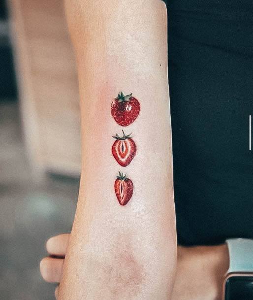 Cool Female Food Tattoo Designs