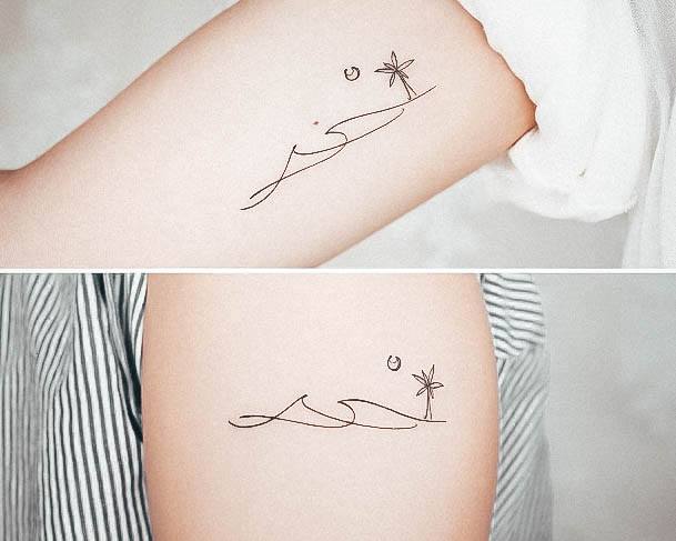 Cool Female Friendship Tattoo Designs