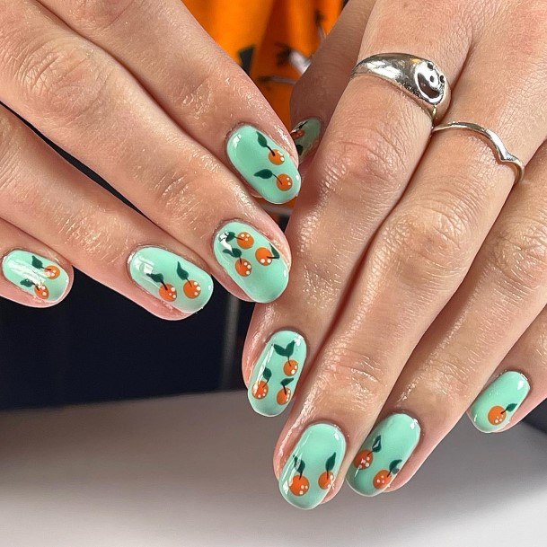 Cool Female Fruit Nail Designs