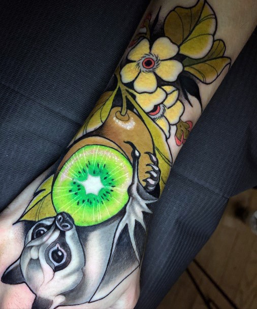 Cool Female Fruit Tattoo Designs