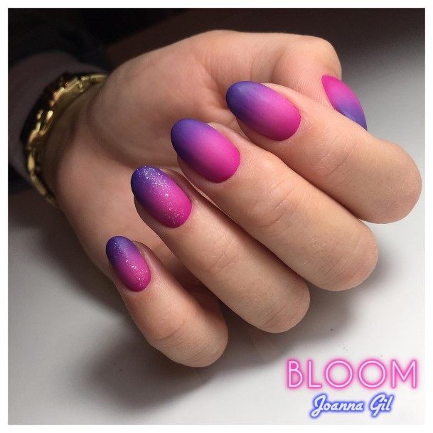 Cool Female Fuchsia Nail Designs