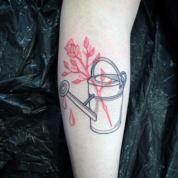 Cool Female Gardening Tattoo Designs