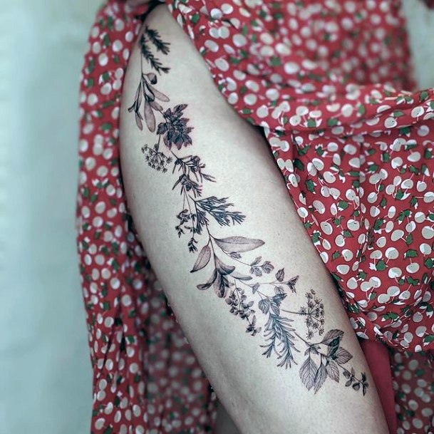 Cool Female Girly Tattoo Designs