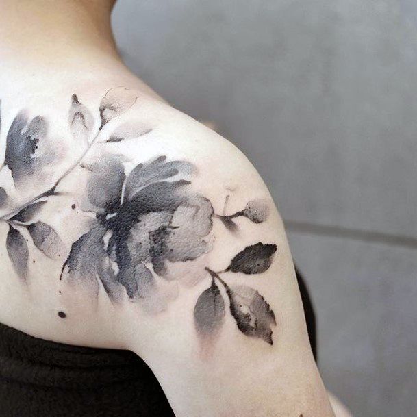 Cool Female Good Tattoo Designs Watercolor