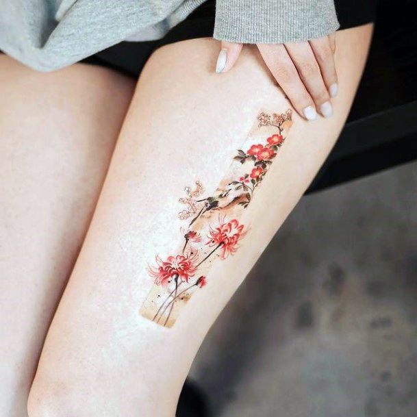 Cool Female Great Tattoo Designs