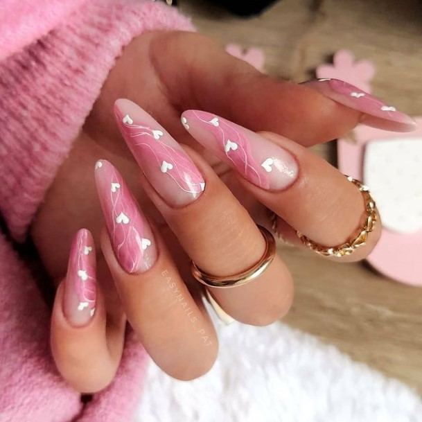 Cool Female Heart Nail Designs